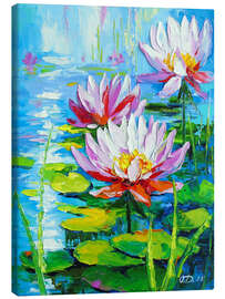 Lienzo Water Lilies - Olha Darchuk