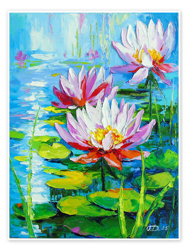 Poster Water Lilies