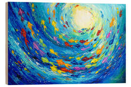 Quadro de madeira Sea cycle to the light - Olha Darchuk