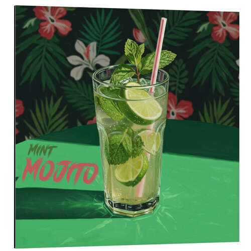 Obraz na aluminium Mint Mojito