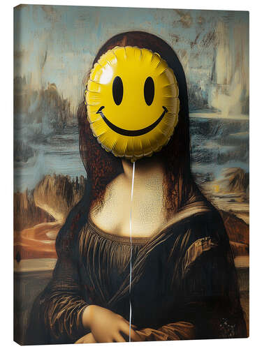 Stampa su tela Mona smile