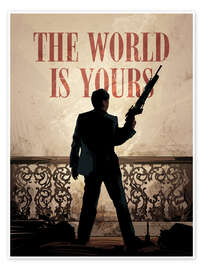Wandbild The World Is Yours - Scarface - Nikita Abakumov