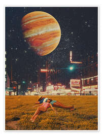 Póster A Postcard from year 2349 - Frank Moth