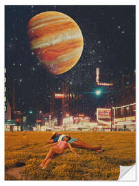 Wandsticker A Postcard from year 2349