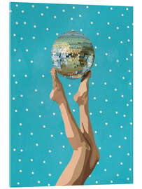 Acrylic print Disco Feet - Branka Kodžoman