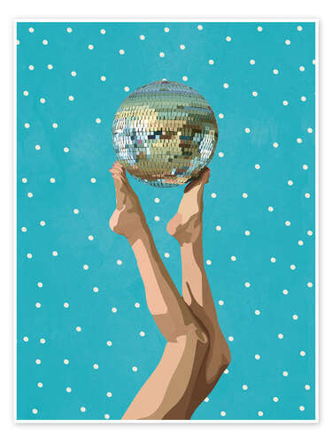 Poster Disco Feet