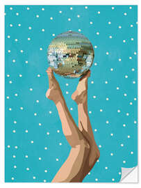 Wandsticker Disco-Füße