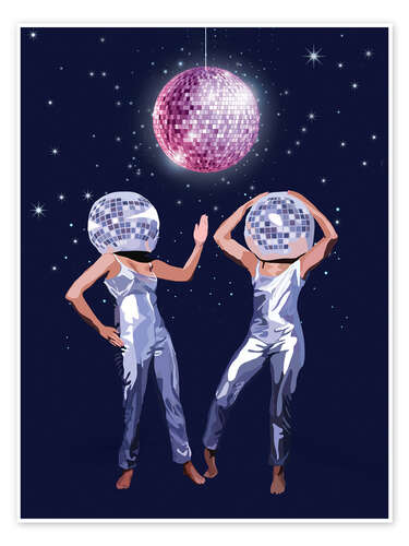 Póster Disco Moves