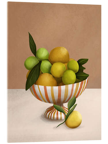 Stampa su vetro acrilico Golden Citrus
