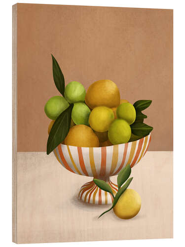 Obraz na drewnie Golden Citrus