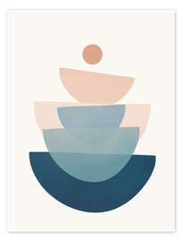 Stampa Abstract Minimal Shapes - Branka Kodžoman