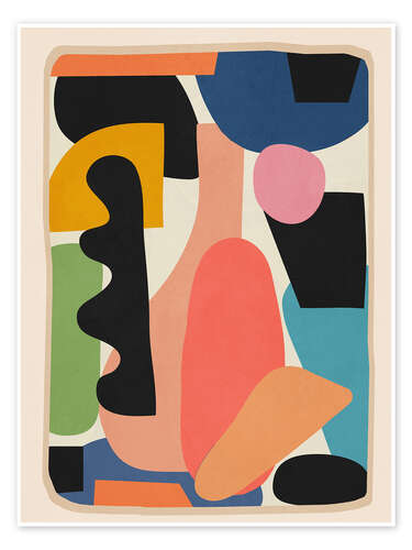 Poster Moderne abstrakte Kunst