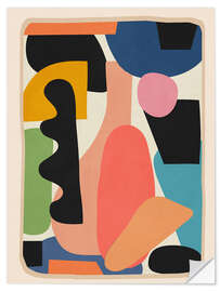 Wandsticker Moderne abstrakte Kunst