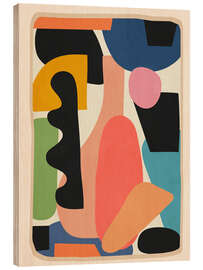 Holzbild Moderne abstrakte Kunst
