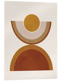 Tableau en verre acrylique Modern Geometry - Branka Kodžoman