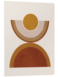 Hartschaumbild Moderne Geometrie