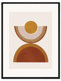 Gerahmter Kunstdruck Moderne Geometrie