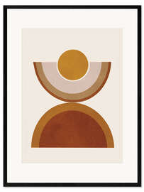 Gerahmter Kunstdruck Moderne Geometrie