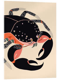 Acrylglasbild Krabbe - Artsy Sesta