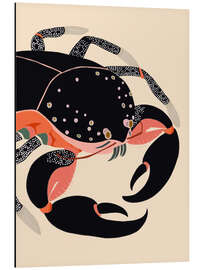 Aluminium print Mystic Crab - Artsy Sesta