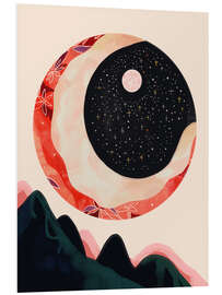 Hartschaumbild Mystischer Mond - Artsy Sesta