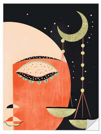 Wandsticker Lunar Balance