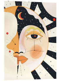 Acrylglasbild Geheimnisvolle Sonne - Artsy Sesta