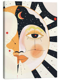 Leinwandbild Geheimnisvolle Sonne - Artsy Sesta