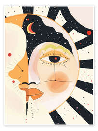 Wandbild Geheimnisvolle Sonne - Artsy Sesta