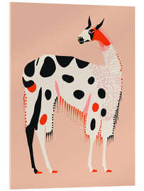 Acrylglasbild Lama der Anden - Artsy Sesta