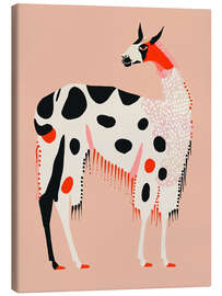 Leinwandbild Lama der Anden - Artsy Sesta