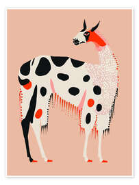 Wall print Lama of the Andes - Artsy Sesta