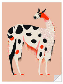 Vinilo para la pared Lama of the Andes - Artsy Sesta