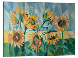 Alubild Goldene Sonnen im Sommerlicht