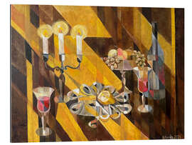 Gallery Print Stilleben mit Austern und Kerzen