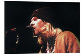 Hartschaumbild Kurt Cobain, 1994