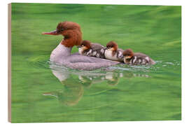 Holzbild Familienausflug - Bernhard Kaiser