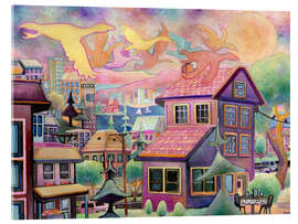 Acrylglasbild Gänse über Ambleside - Josh Byer