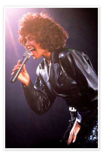 Póster Whitney Houston, June 1988
