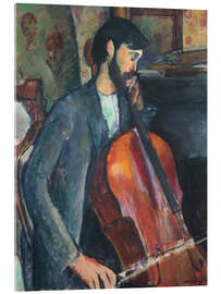 Acrylic print The cello player - Amedeo Modigliani