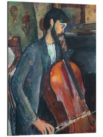 Alubild Der Violoncello-Spieler