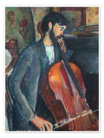 Obra artística The cello player - Amedeo Modigliani