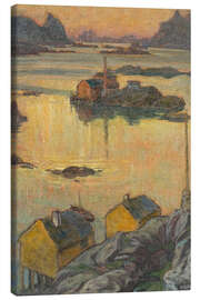 Obraz na płótnie An August night, study from Northern Norway