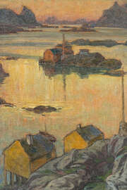 Magnettafel Eine Augustnacht, Studie aus Nordnorwegen