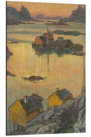 Magnettafel Eine Augustnacht, Studie aus Nordnorwegen