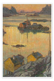 Billede An August night, study from Northern Norway - Anna Katarina Boberg