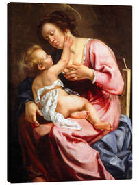 Canvas-taulu Madonna and Child, 1610 - Artemisia Gentileschi