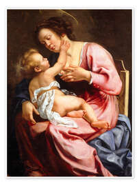 Taulu Madonna and Child, 1610 - Artemisia Gentileschi