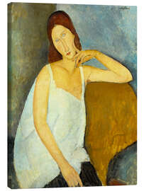 Obraz na płótnie Jeanne Hébuterne, 1919 - Amedeo Modigliani