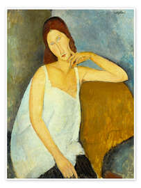 Póster Jeanne Hébuterne, 1919 - Amedeo Modigliani